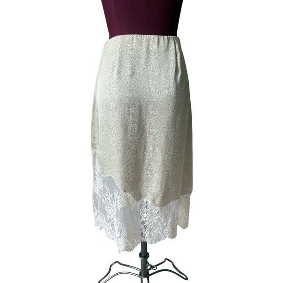 Aritzia Wilfred Sonnet ditsy Floral Lace Skirt size 2 Green - Picture 4 of 14